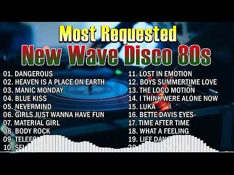 Top 20 Most Requested New Wave Disco 80s Nonstop Remix