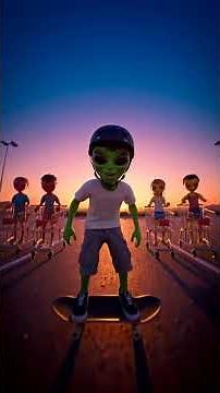 Alien Teen's Wild Earth Adventures Caught on Camera