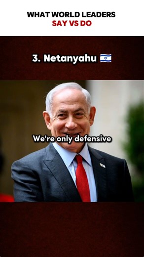 What world leaders say vs what they do