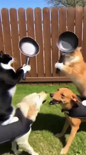 It seems there are many problems between them.#😂 #FunnyCatVideo #funnyvideos #CatChase