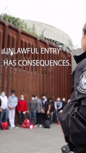 2.5K views · 85 reactions | Unlawful Entry Has Consequences CBP officers enforce immigration laws at ports of entry. Those who attempt to enter illegally or violate their terms of admission will be stopped and removed. #ZeroTolerance #EnforceTheLaw #OFOproud  | CBP Office of Field Operations | Facebook