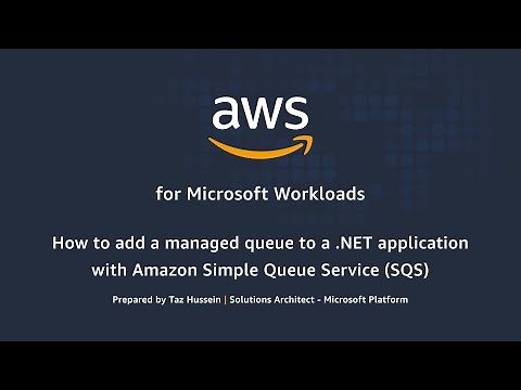 How to Add a Managed Queue to a .NET Application With Amazon Simple Queue Service (SQS)