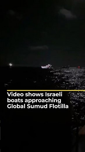 Israel begins to intercept Global Sumud Flotilla vessels | AJ #shorts