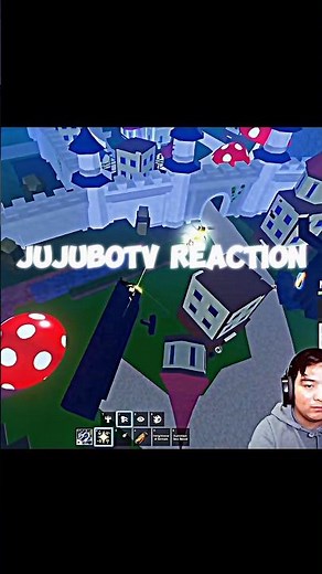 jujubotv scared when he saw a dragon user🤣 #roblox #bloxfurit #viralvideo #funny