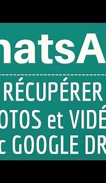 Recover WhatsApp Photo and Video, How to Recover My WhatsApp Photos and Videos with Google Drive