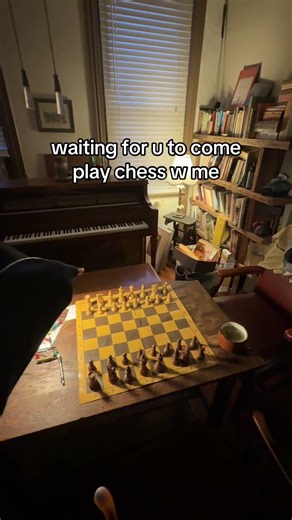 Waiting for YOU to Come Play Chess