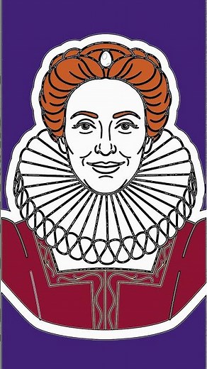 Cartoon Queen Elizabeth: Easy Drawing for Beginners!