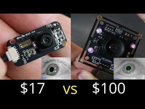 $17 vs $100 DIY Eye Tracking Cameras