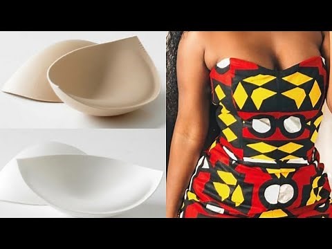 How to use BRA CUP in your TUBE BUSTIER TOP [Detailed Bustier Sewing Tutorial]