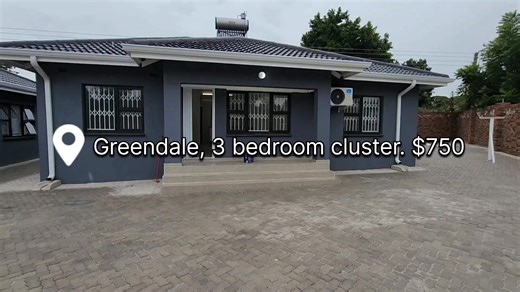 GREENDALE 3 BEDROOMED SEMI DETACHED CLUSTER TO RENT ‎$700 ‎ ‎ ‎-• 3 bedrooms ‎-• All bedrooms with fitted wardrobes ‎-• Fitted kitchen (Fitted electric and gas stove) ‎-• Lounge ‎-• Separate bathroom and toilet ‎-• Solar Back up ‎-• Solar Geyser ‎-• Borehole water ‎-• Levies $50 ‎-• Walled and gated complex ‎-• Immediate or 1 February Occupation ‎ ‎$700 plus deposit $700 WhatsApp 263773017130 Calls 263787060660 #zimsatiktok🇿🇼🇿🇦 #africa #zimbabwe #highlands #rental