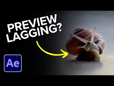 How to Fix After Effects Preview Lag