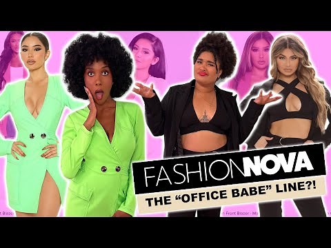 Trying CRAZY Work Outfits from Fashion Nova?!