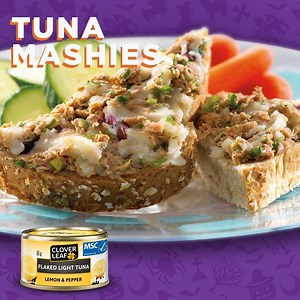 52K views | There’s plenty to do when Halloween’s near, so this cost-effective Tuna Mashies recipe can be your timesaving treat! Leftover mashed potatoes, our Lemon & Pepper Flaked Light Tuna, and 5 minutes is all you need. https://www.cloverleaf.ca/en/recipes/tuna-mashies/ | Clover Leaf Seafoods | Facebook