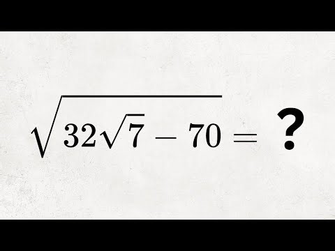 Simplifying a Nested Radical with a Hidden Perfect Square