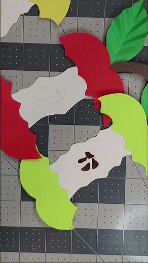 DIY Apple Core Craft for Fall