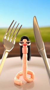 Obsession but she’s a worm #obsession #horrormovie #obsessionmovie #possessed #animation