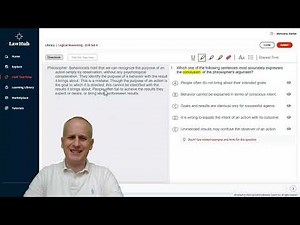 How to ID a LSAT Conclusion Using the Highlight tools from LawHub Logical Reasoning Drill Set 4