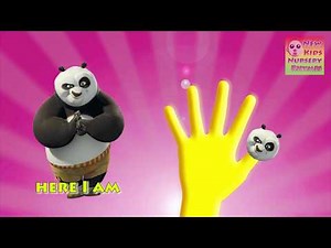 Kungfu Panda Finger Family Song Nursery Rhyme