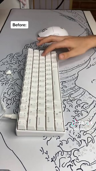 RK61 Keyboard Modding ASMR: Speeded Up Gameplay with Clicky Sounds