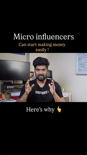 Krishna Kumar S on Instagram: "How can micro influencers make money ? Micro influencer marketing strategy followed by top brands 🤫"