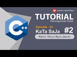 C++ 23 | Kata Saja Edisi 2 | Logika Kasir C++