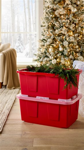 The Container Store on Instagram: "It’s officially that time…to get your holiday décor out of storage and start decorating! 🎄♥ Your future self will thank you for storing and putting away your decor neatly when it’s time to put it up next year! When do you start decorating for the holidays? Tell us below! 👇 #TheContainerStore #holidaydecor #christmasdecorations #storagesolutions #homeorganization #holidaydecorating #christmasdecorating #homeprojects #christmasdecoration Which storage item is y