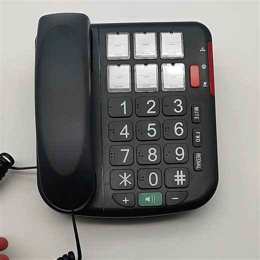 2025 Big Button Telephone IP Phone Telefone IP for the Home, Designed for Seniors
