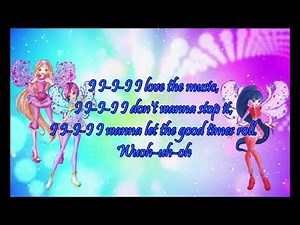 Winx club - Season 8 - i love the music (lyrics)