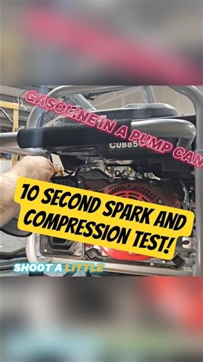 Small Engine 10 Second Spark and Compression Test! #smallenginerepair #diyrepair
