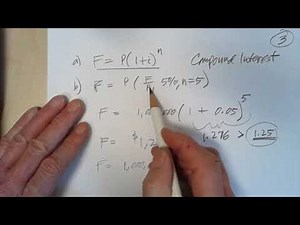 FE Exam - Engineering Economics: Part 2 Cash Flow