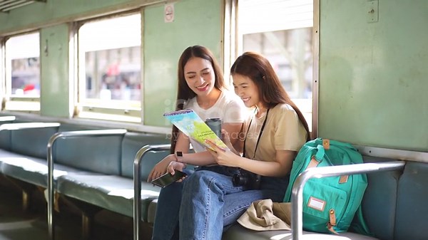 Jeunes femmes asiatiques avec ses petites amies couple lgbt lesbien...