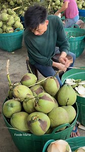 11K views · 111 reactions | Best Coconut Packaging Process for Export - Fruit Cutting Skills - Thai Street Food Location : ล้งมะพร้าวเฮียกี่ google map : https://maps.app.goo.gl/9bjRvT8D9Kwb8kmE9 Facebook : https://www.facebook.com/profile.php?id=61559355489655 #streetfood #coconut #thaifood | Fruit Mama | Facebook
