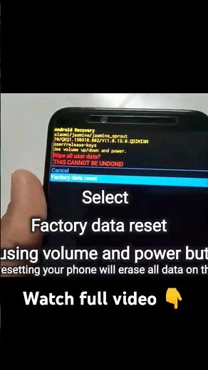 Can't Load Android System Resolved #android #error #restart #phone #blackscreen #android16 #reset
