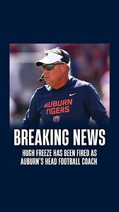 7.4K views · 1.4K reactions | INSTANT REACTION: @jimdunaway breaks down Auburn’s decision to fire Hugh Freeze, and what’s next for the Tigers’ football program. | The Next Round | Facebook