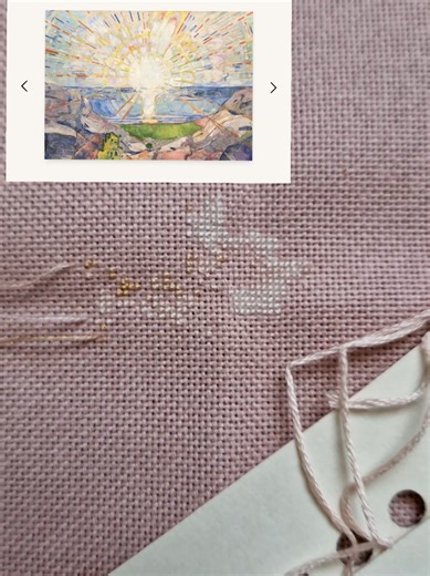 Heaven and Earth Designs 2026 Stitch Along! #crossstitch #crossstitchersoftiktok #xstitch #embroidery #hoopart
