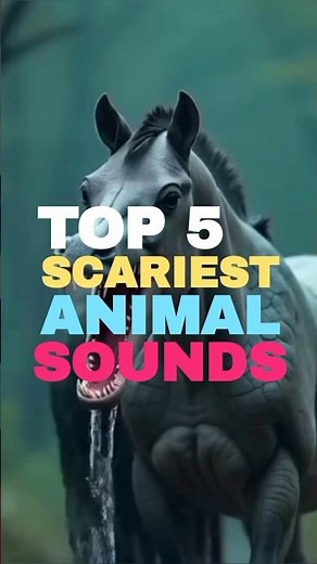 Top 5 Scariest Animal Sounds Caught on Camera 😱