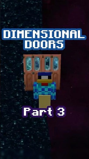 Minecraft Dimensional Doors mod - Part 3 #minecraft #minecraftmods #gaming #moddedminecraft