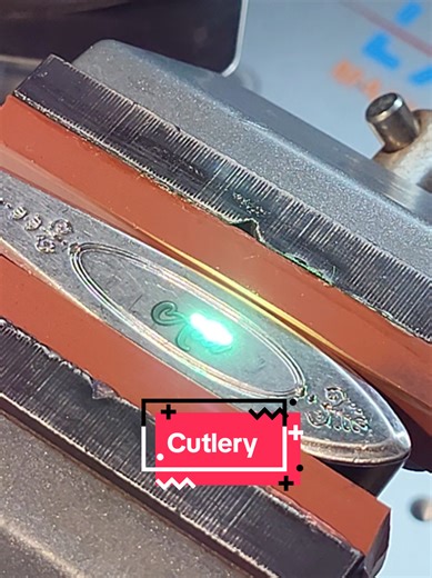 Cutlery laser engraving #SmallBusiness #fyp #DIY #gift #viral