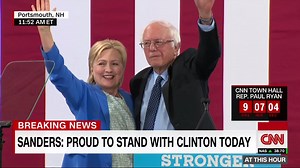 "That was so great": Hillary Clinton and Bernie Sanders embrace after Sanders officially endorses her for President. http://cnn.it/29yTXLu | CNN