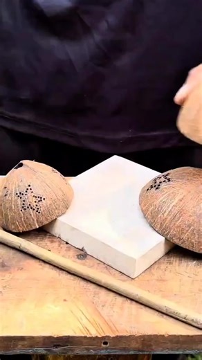 DIY Eco-Friendly Christmas Decoration from Coconut Shells