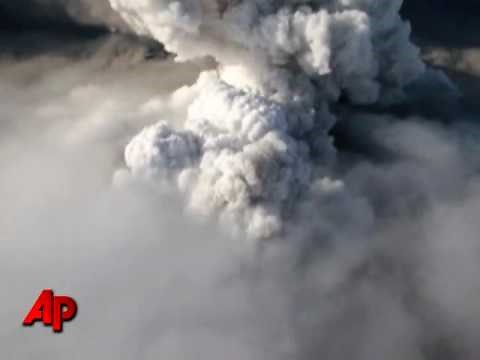 Raw Video: New Images of Volcanic Ash Cloud