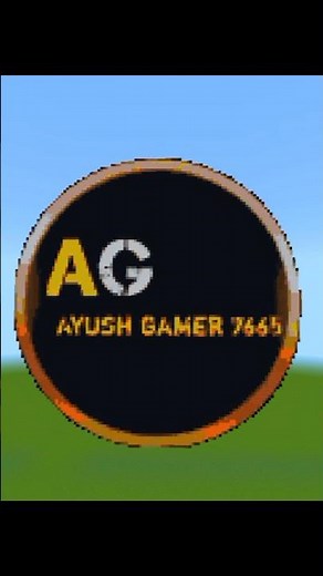 Minecraft my subscriber logo pixel art 😘 #tonicgamerz