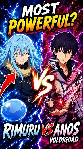 Anos vs Rimuru | Who Really Wins? ☠️🔥#AnosVsRimuru #Rimuru #AnosVoldigoad #Tensura