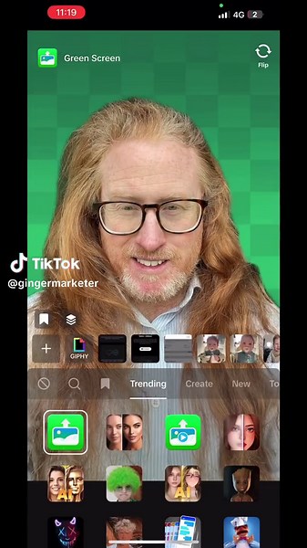 How to change background in TikTok #greenscreentutorial #greenscreenphoto #greenscreenphoto #tiktoktutorial #tiktokeffect