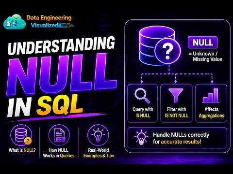 NULL in SQL Explained Simply | Avoid This Common SQL Mistake
