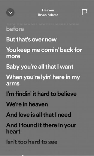 Heaven by Bryan Adams | Full Lyrics Song Compilation