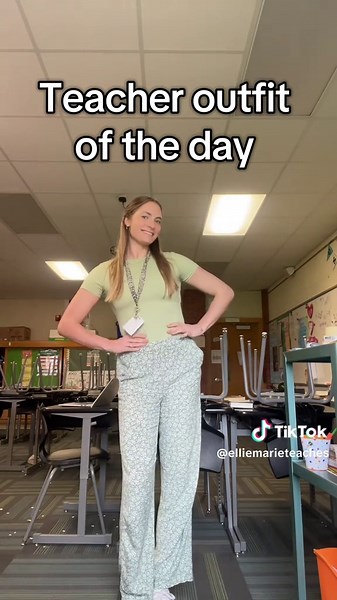 Spring has sprung #ootd #teachersoftiktok