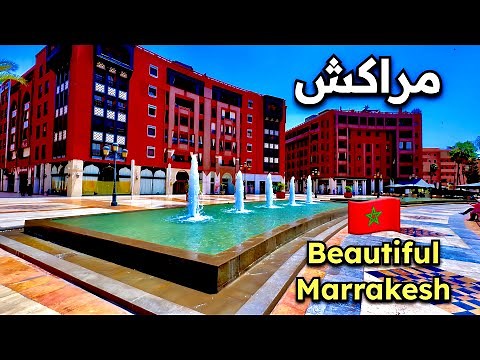 Walking tour of Marrakesh the city of dreams video walk 4k 🇲🇦