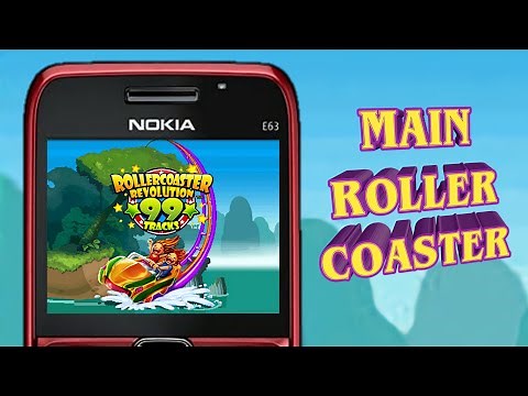 Symbian os Nokia e63 | Play Game Rollercoaster Revolution 99 Tracks (Java Game)