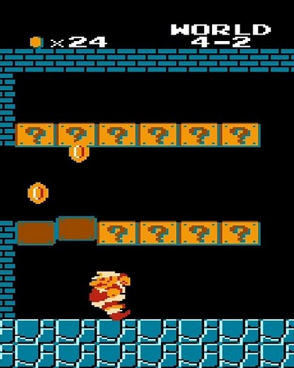 NES Mario Bros World 4-2 Walkthrough | Secret Tricks Revealed #nintendo #games